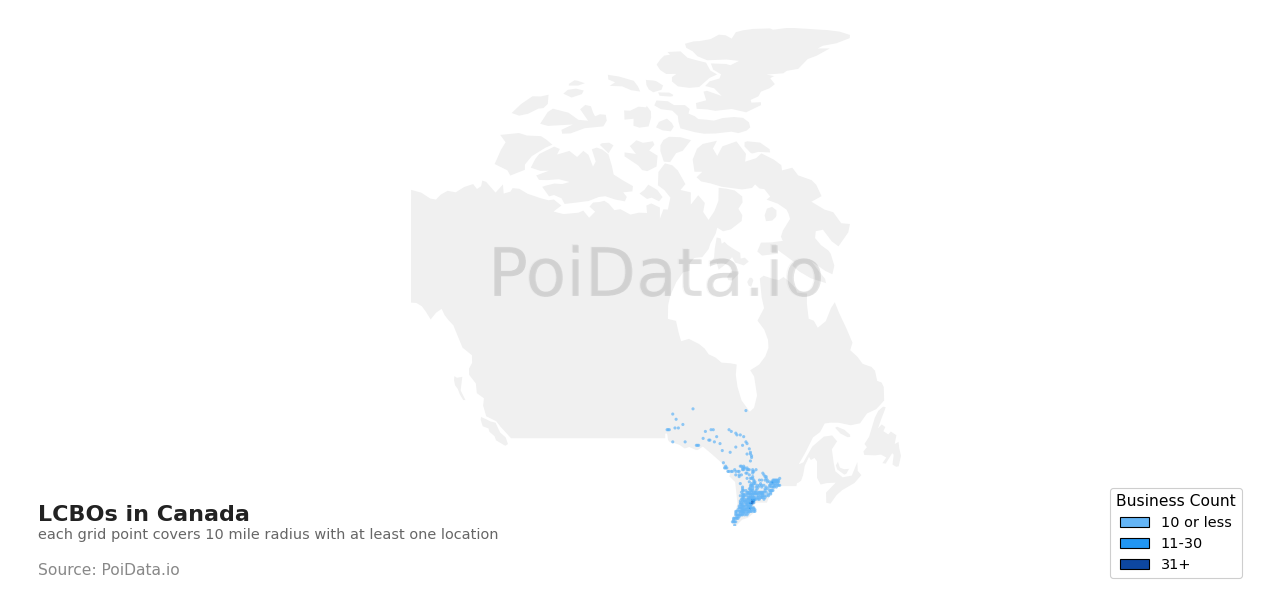 How many LCBO are in Canada